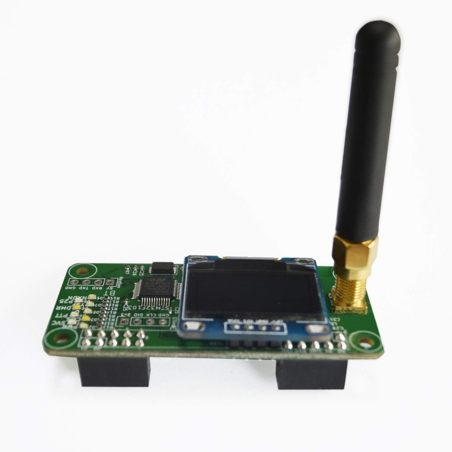 AURSINC MMDVM Hotspot Board + Antenne + OLED-Display Unterstützung UHF C4FM YSF NXDN DSTAR P25 DMR komplett montiert und getestet, Himbeer-Pi ist nicht enthalten