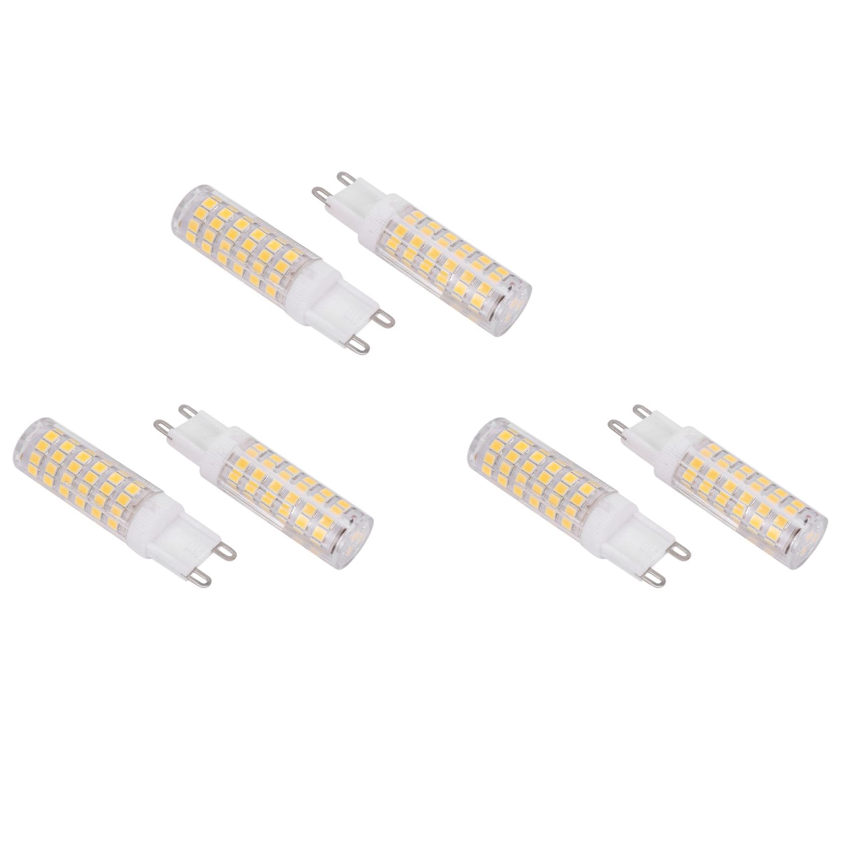 Ampoules LED G9 10W blanc naturel en céramique pour éclairage de maison lot de 6