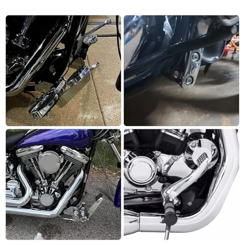 Kit adaptateur de commande de direction avant Harley Dyna Wide Glide FXDWG 2003-2017 noir - 4