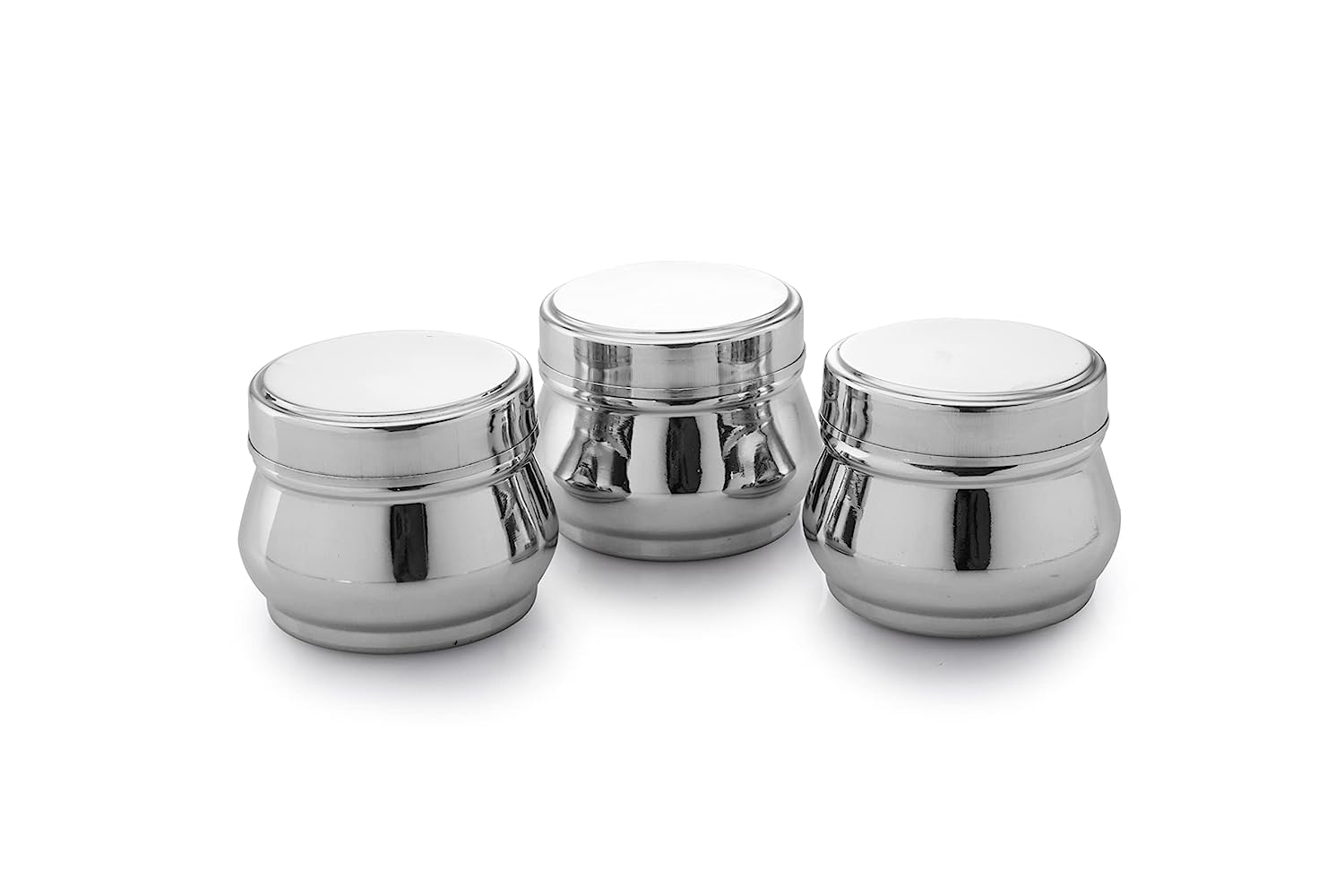 Expresso Stainless Steel Small/Mini Box Dabba/Container/Storage Box, Capacity-100ml Each, Set of 3 (B0CCP47BBF) Amazon Price History, Amazon Price Tracker