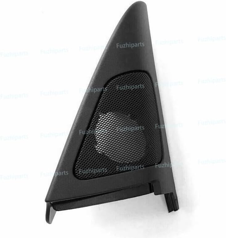 1 Pair Car Front Left and Right Door Tweeters Triangle Speakers Cover Panel Trim Frame Mount for BMW 3 Series E92 E93 2006 07 08 09 10 11 12 13