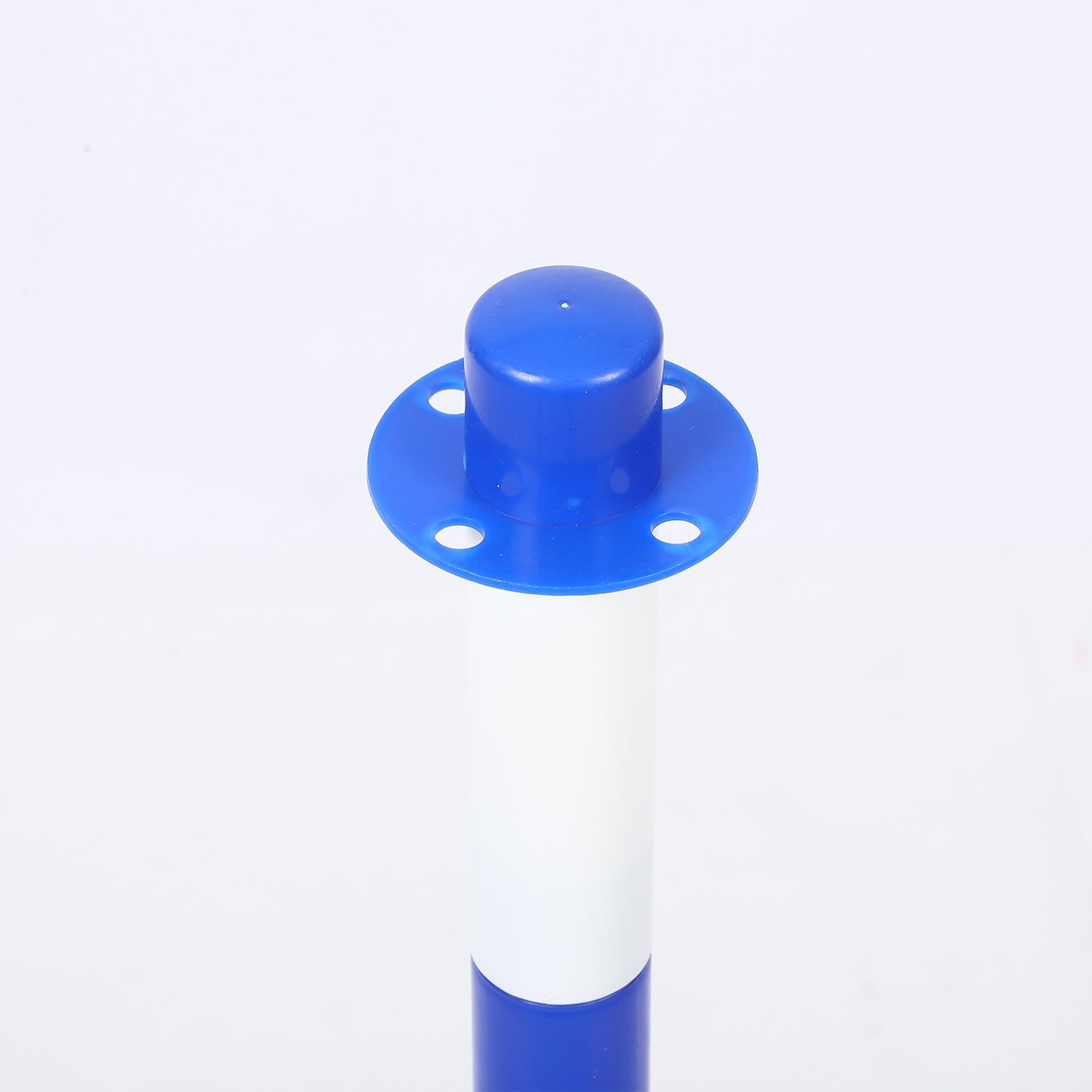 Poste Delineador Base para Agua y Cono Portátil en Azul para Barreras de Estacamiento y Control de Multitudes