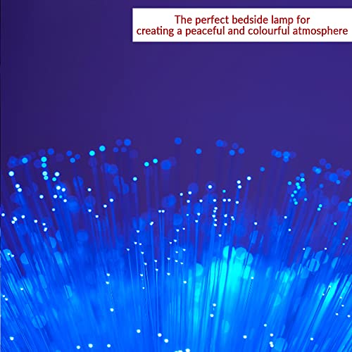 Innoteck Fiber Optic Lamp - Changing Colour Rotating LED Fiber Optic Desk Lamp - Colour Changing Battery-Operated Lamp - for Children’s Bedroom, Night Light, and Perfect Home Decoration - Image 6