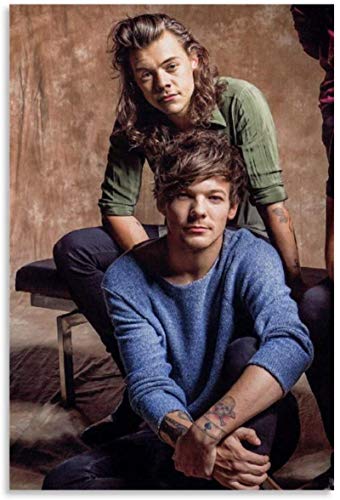 Sunsightly Póster con Louis Tomlinson y Harry Styles, impresiones en lienzo, arte de pared para...