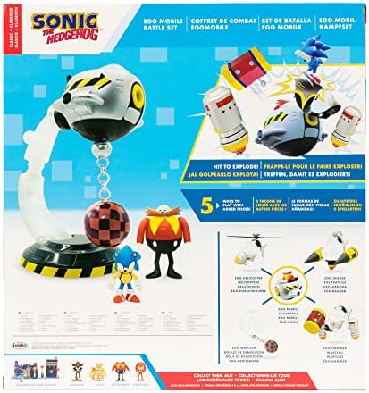 Sonic The Hedgehog Egg Mobile Battle Set Action Figures