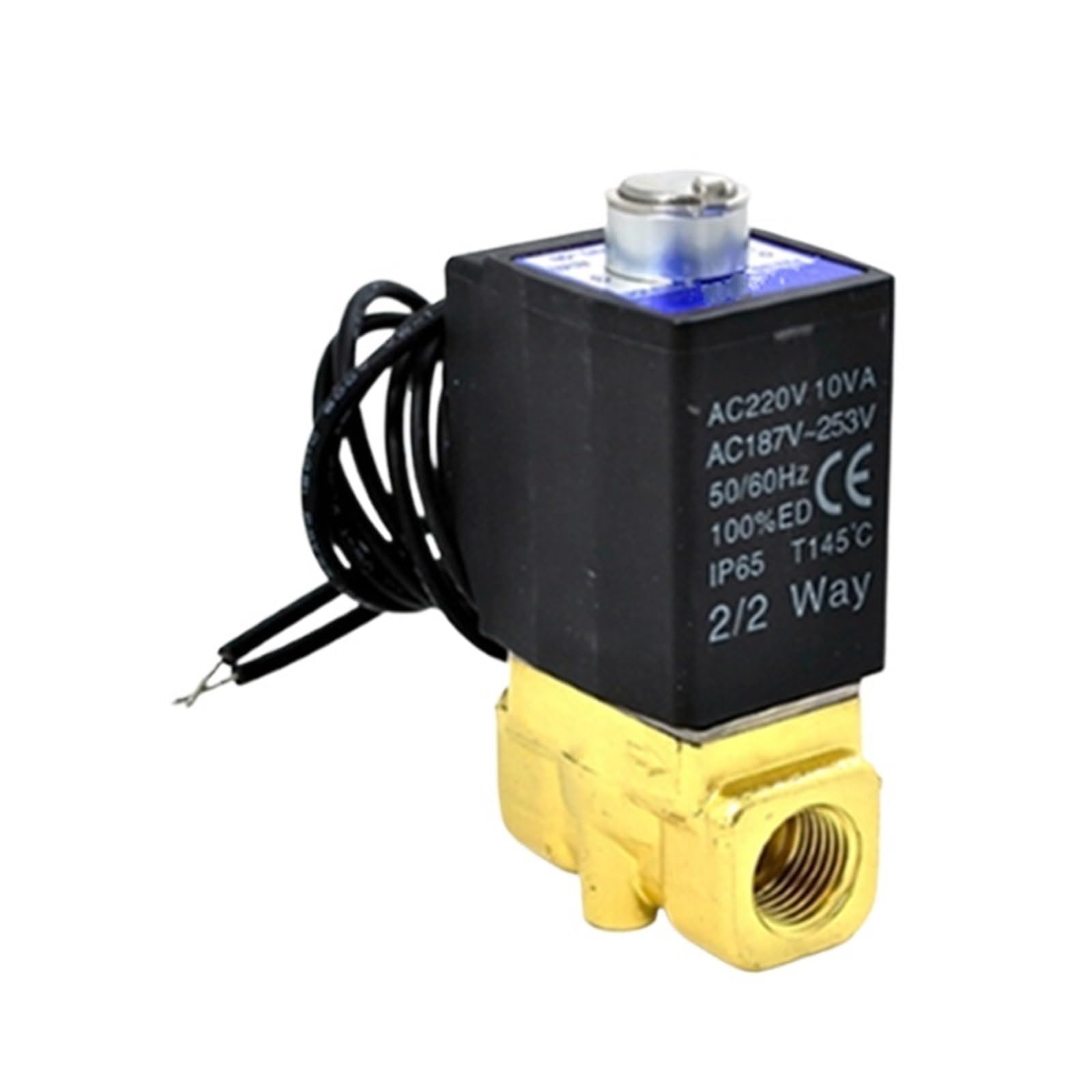 Vanne 2KW030-06-I normalement ouverte DC12V pour régulation de fluide