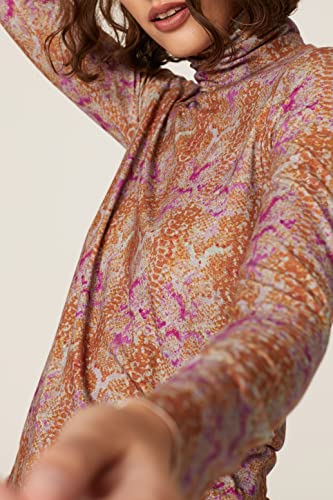 Image of No.6 Rent The Runway Pre-Loved Scout Python Turtleneck Top