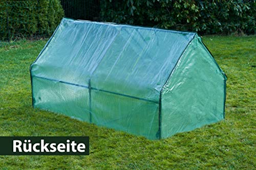 Hochbeet-Abdeckung mit Folie für Gewächshaus 185 x 95 cm