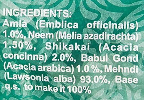 Image of Shahnaz Husain Henna Precious Herb Mix, 100g (Combo Pack 3) (Pack of 2), Black