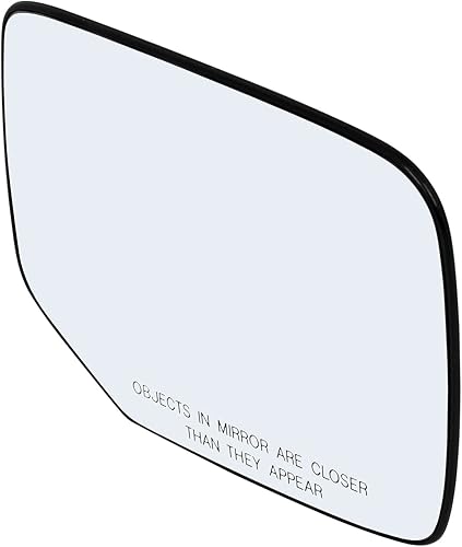 Miniatura 3 de Montaje de cristal del espejo lateral del pasajero con placa de respaldo de plástico calentada compatible con Honda Pilot 2009-2015