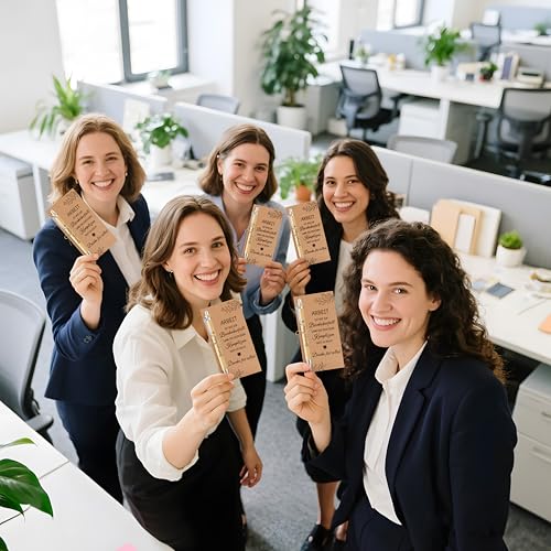 BOFUNX 18pcs Dankeschön Geschenke Abschied Kollegen Danke für Alles Holz Kugelschreiber mit Dankeskarte Abschiedsgeschenk Kollegen Team Geschenke für Mitarbeiter Kollegen Kollegin Büro Arbeit