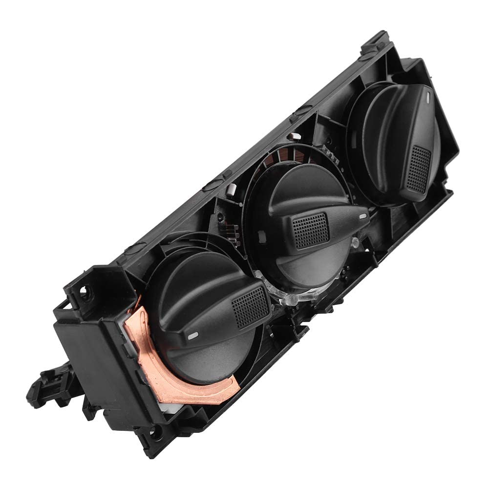 OUKENS Interrupteur de chauffage, commande de chauffage de climatiseur de voiture en matière plastique ABS 1H0820045D pour Golf/Jetta/MK3/VENTO/EUROVAN