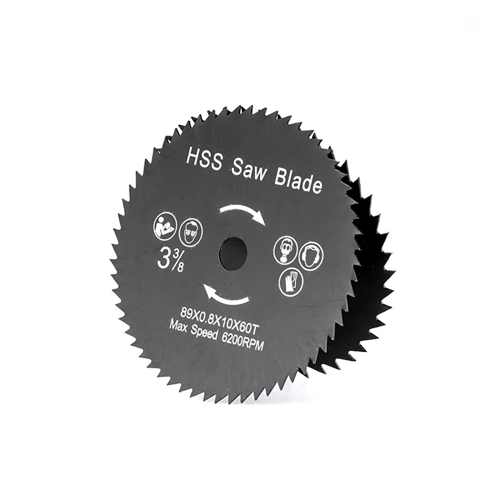 Lame de scie circulaire HSS à 44 dents pour des découpes de bois rectilignes sans bavure