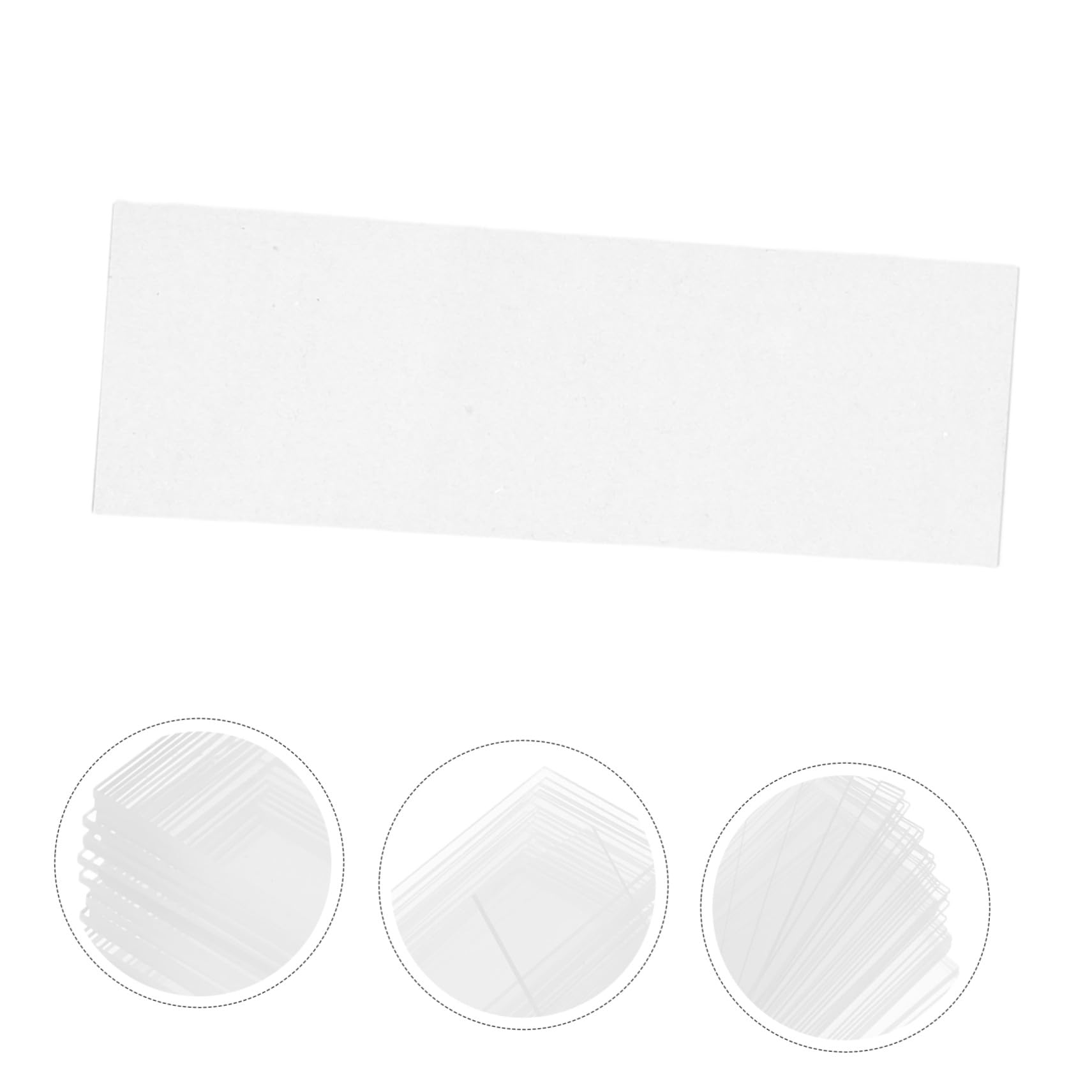 NOLITOY 200 Stück Hochtransparente Vorgereinigte Glas-mikroskopobjektträger für Monokulare Binokulare und Trinokulare Mikroskope Präzise Chemisch Stabil Zeitsparend für Biomedizinische