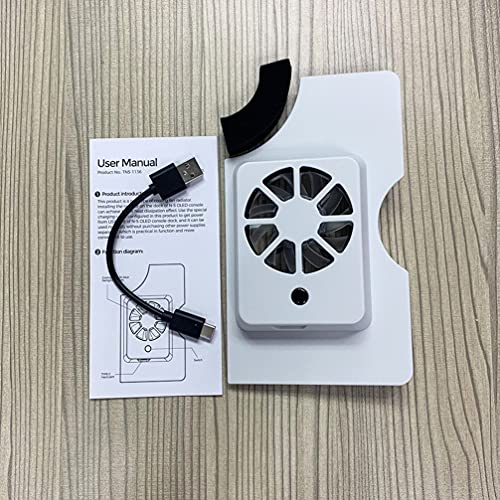 OSALADI Ventilador de mesa para console de jogos, compatível com interruptor OLED