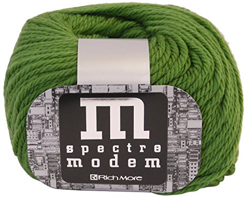 リッチモア スペクトルモデム 毛糸 極太 Col.38 黄緑 系 40g 約80m 5玉セット 2098