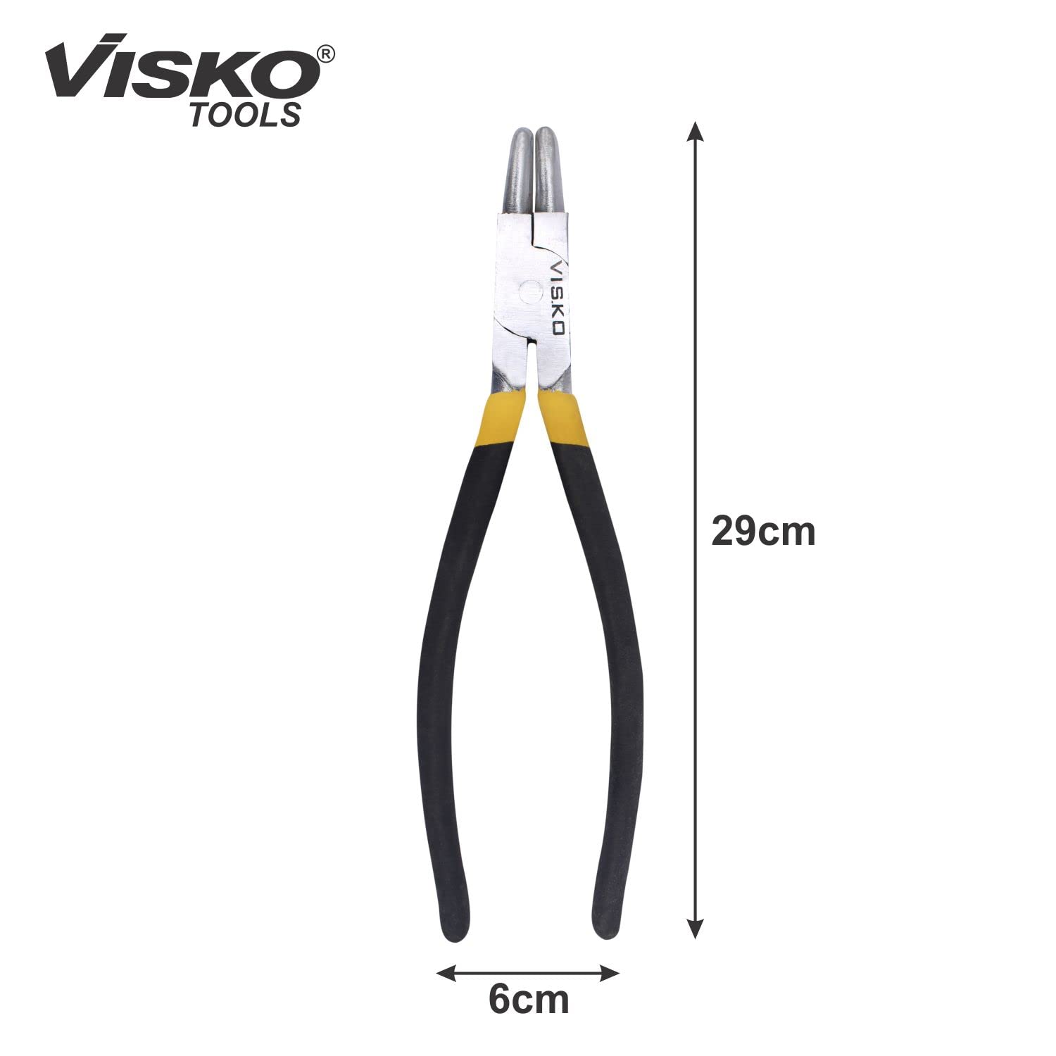 VISKO 211 12" CirClip Plier | Internal Bend | Cutting player | Cutting plier | Pliers | Pliers for Home | Player Tools | Combination plier | Pliers for electrical Work | Black | House Hold Equipment | 2