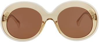 Alaia Round-Frame Acetate Sunglasses