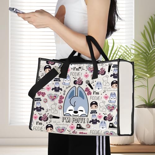 Image of JNIAP Korean Group Stay Crossbody Bag Korean Group Stay Wolf Gifts I'm Foive Gifts Stay Merchandise Stay Wolf Shoulder Bag