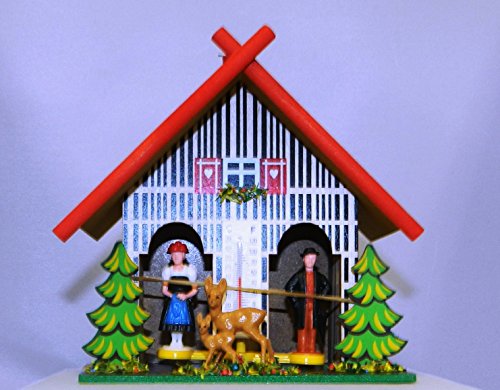 Preisvergleich Produktbild Schwarzwald Wetterhäuschen handbemalt von Engstler 40