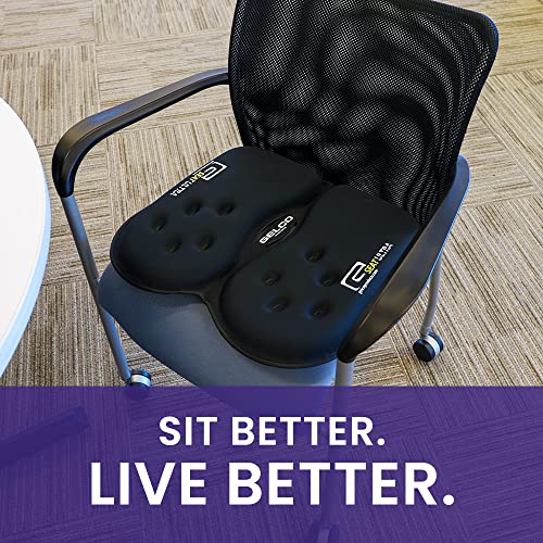 G Seat 95-100 Gseat Ultra Orthopedic Gel And Foam Seat Cushion (Black) – For Coccyx, Back, Tailbone, Prostate thumb #5