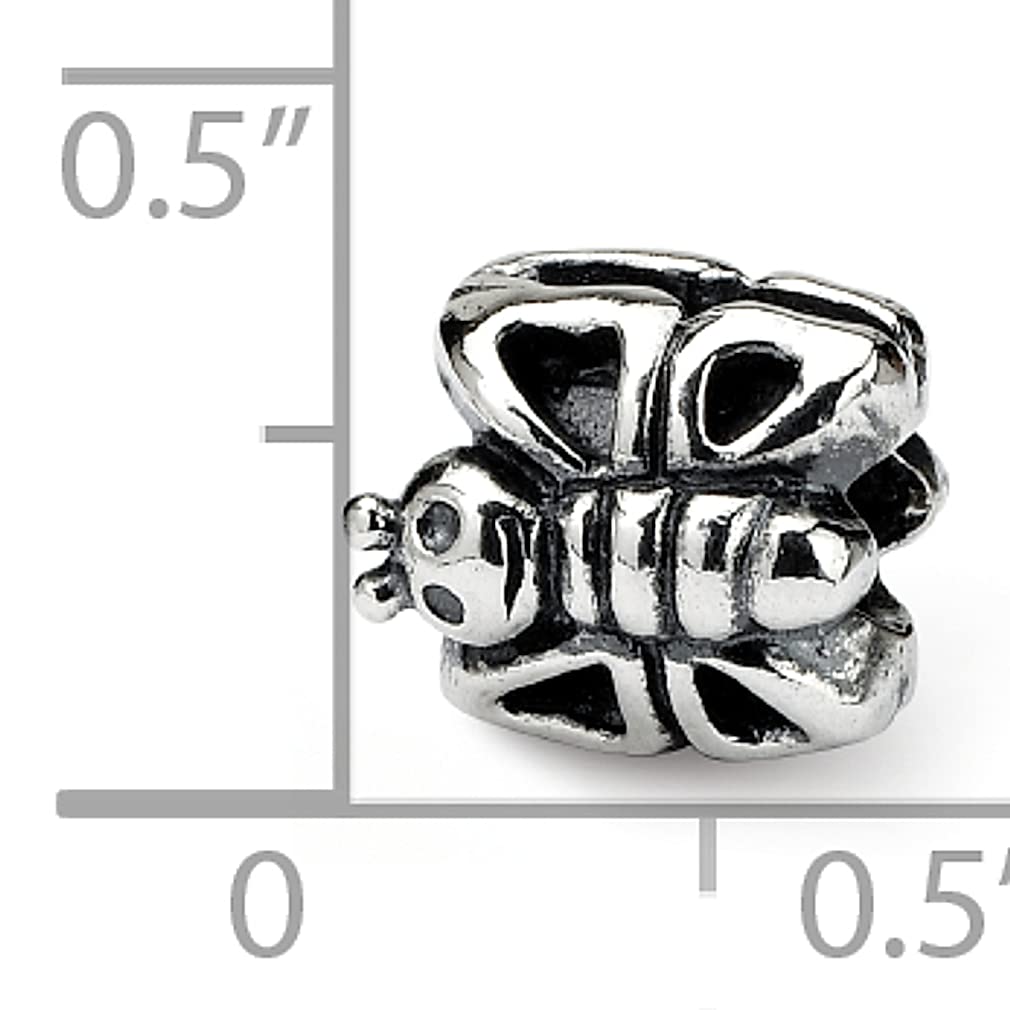 Srebro wysokiej próby 925 zawieszka do bransoletki dzieci motyl koralik dziecko linia elegancka biżuteria dla kobiet prezenty dla niej