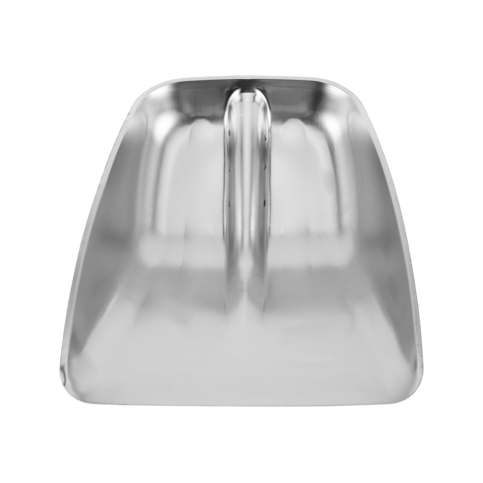 Amosfun Testa di Pala da Neve in Acciaio Inox Spesso Ergonomica per Uso Agricolo la Gestione del Cereale, per Vialetti e Attrezzi da Esterno