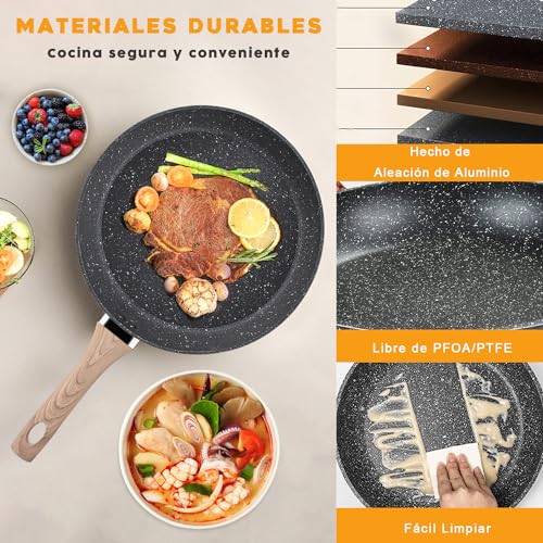 La mejor selección de Cazuelas de Teflon de esta semana. 11 Cazuelas de Teflon marca SYNMORE (2)