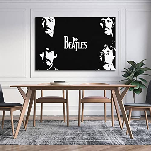 SHUPSY Poster décoratif sur toile The Beatles Banks – 30 x 45 cm - Les Beatles, Paul McCartney, John Lennon, RIngo Starr, George Harrison SHUPSY Poster décoratif sur toile The Beatles Banks - 30 x 45 cm – Image 5