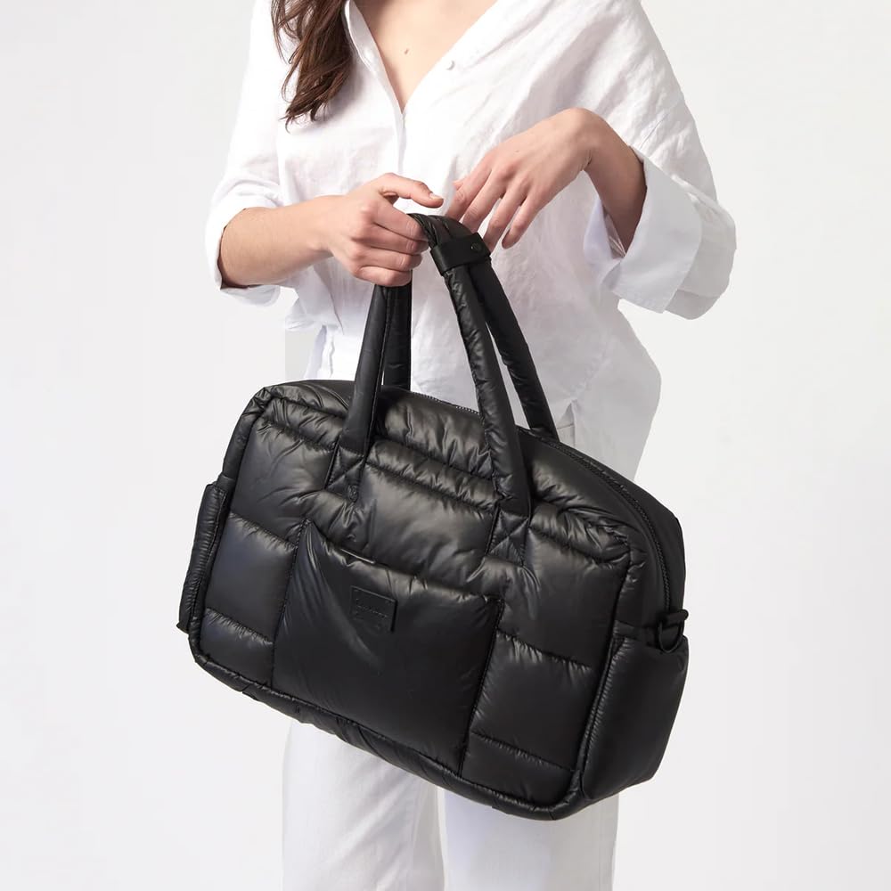 7AM Voyage Borsa per Passeggino - Borsa SoHo per Fasciatoio Neonato, Larga e Compatta, Impermeabile con Cerniera, Borsa da Viaggio per Donna e Mamma, con Coprifasciatoio e Cinghie Passeggino Inclusi