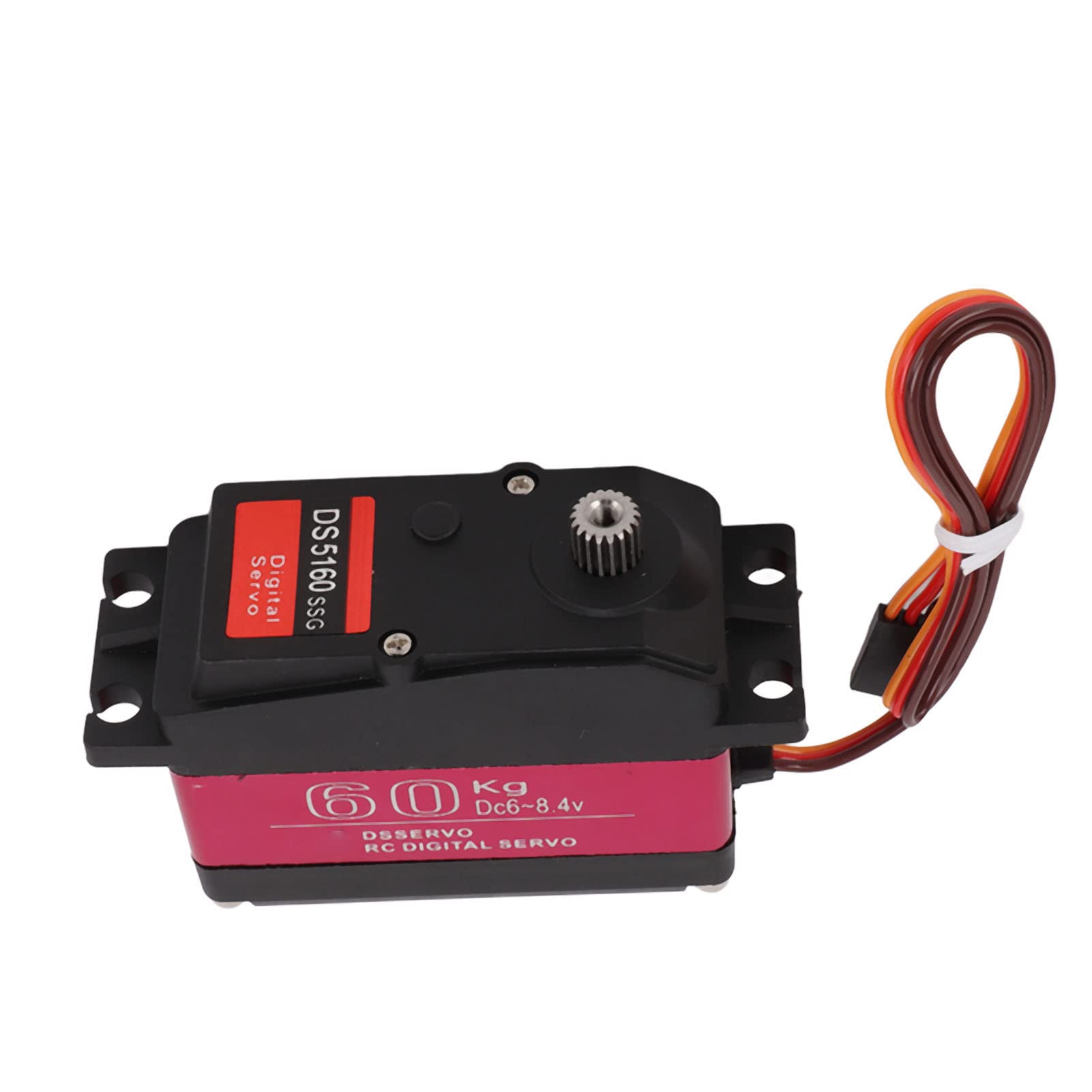Generic Servo Digital de Alta Resistencia de 60 Kg para Engranaje de Dirección de Automóvil DS5160 RC - Alta Velocidad Impermeable - Vehículos de Control Remoto