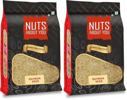 Image of Nuts About You Quinoa Seeds, 1 kg | kinoa | Raw | Premium | 100% Natural| Diet Food (Pack of 2)