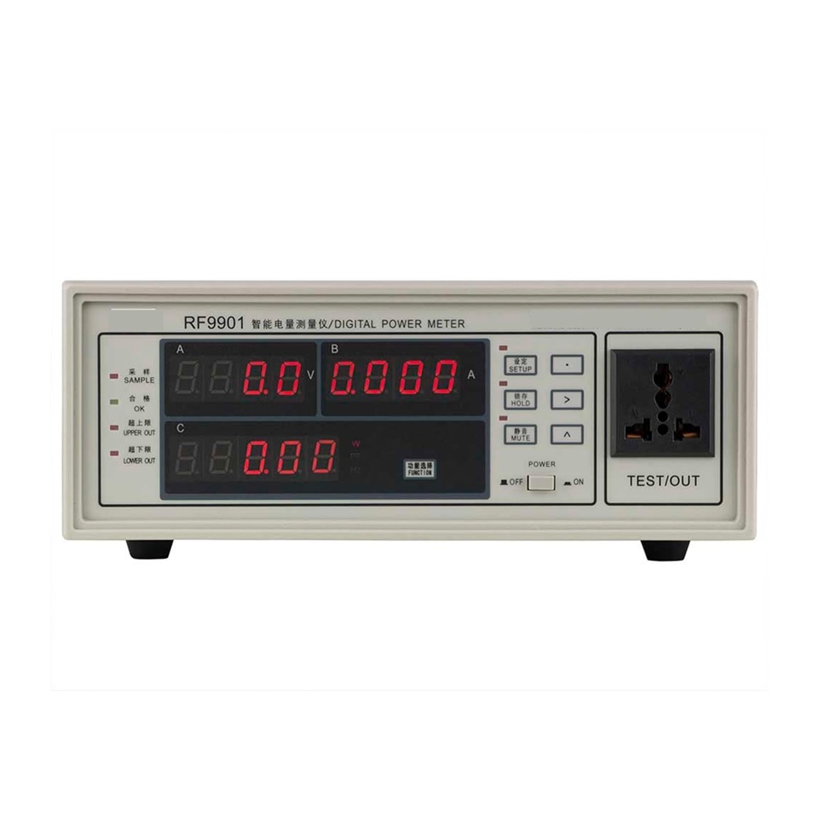 Wattmètre numérique RF9901, 300 V, 20 A, 6 KV, 45-65 Hz