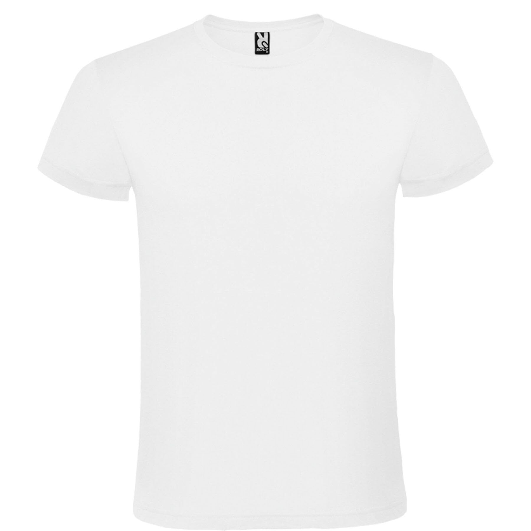 ROLY Camisetas Manga Corta Hombre Atomic 150 6424, Camiseta Hombre, Camiseta Interior Hombre, Camiseta Blanca Hombre, Camiseta Basica Hombre, Camiseta Hombre Manga Corta, Camiseta Negra algodón