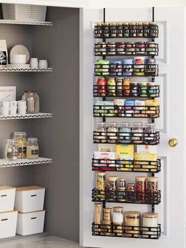 NQW 9-Tier Over Door Pantry Rack, Heavy Duty Metal Organizer for Kitchen - image 1