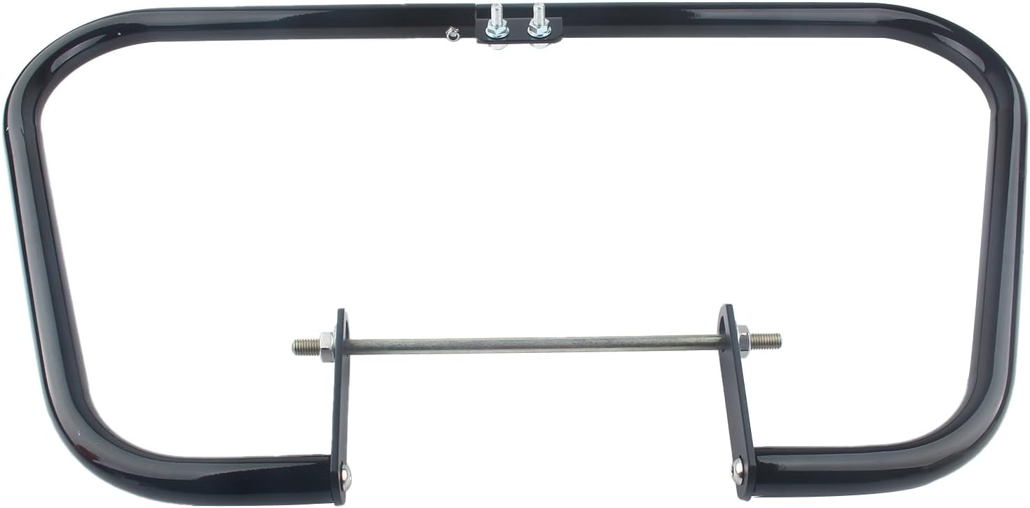 Black Engine Guard Crash Bar Compatible with Royal Enfield Meteor 350 Classic 350 2022-2024 Goan Classic 350 2024 Bullet 350
