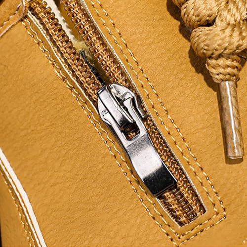 Water𝗽roof Side Zipper Boots for Kids Winter Warm Outdoor Ankle Booties Toddler Hiking Walking Rubber Shoes3