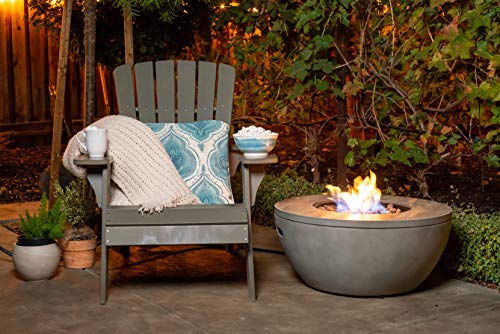 Bond Manufacturing 52143 Stone Canyon 28" Round 50,000 Btu Gas Fire Table, Gray #TOP5