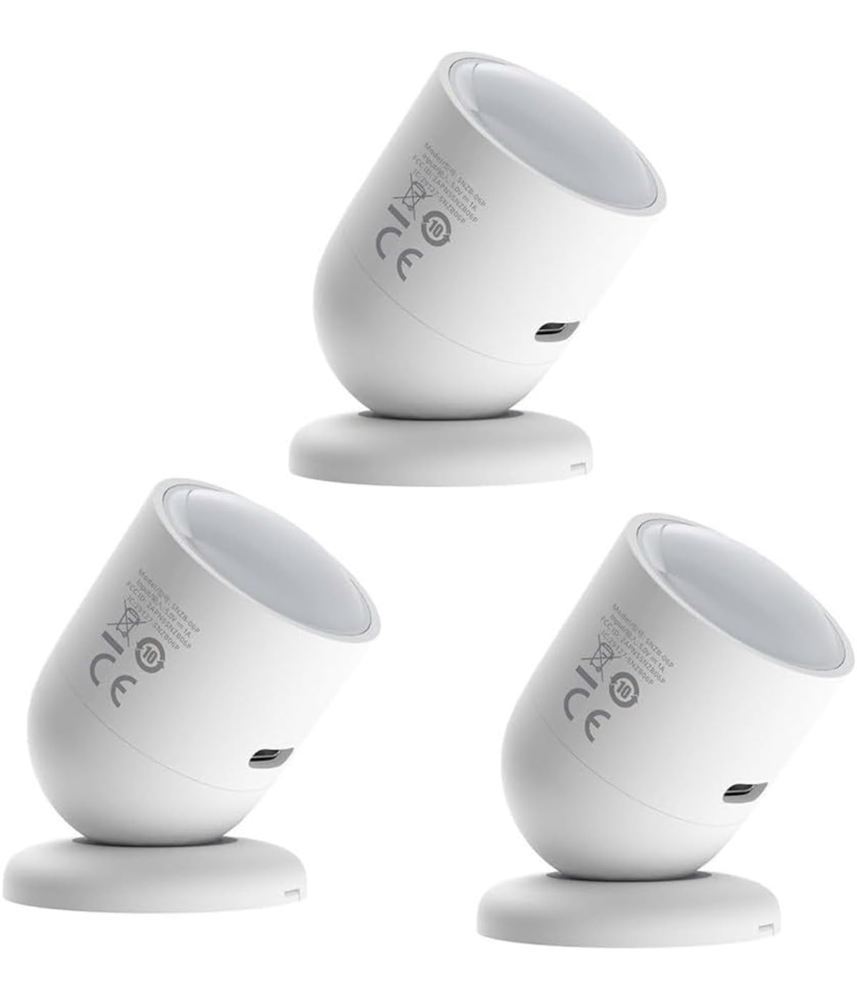 Wireless Sensor Kit, mmWave Radar, mit Smart Home Wireless Präsenzsensor-Kit, für Smart Presence, kompakten Größe, Weiß, 3 Stück