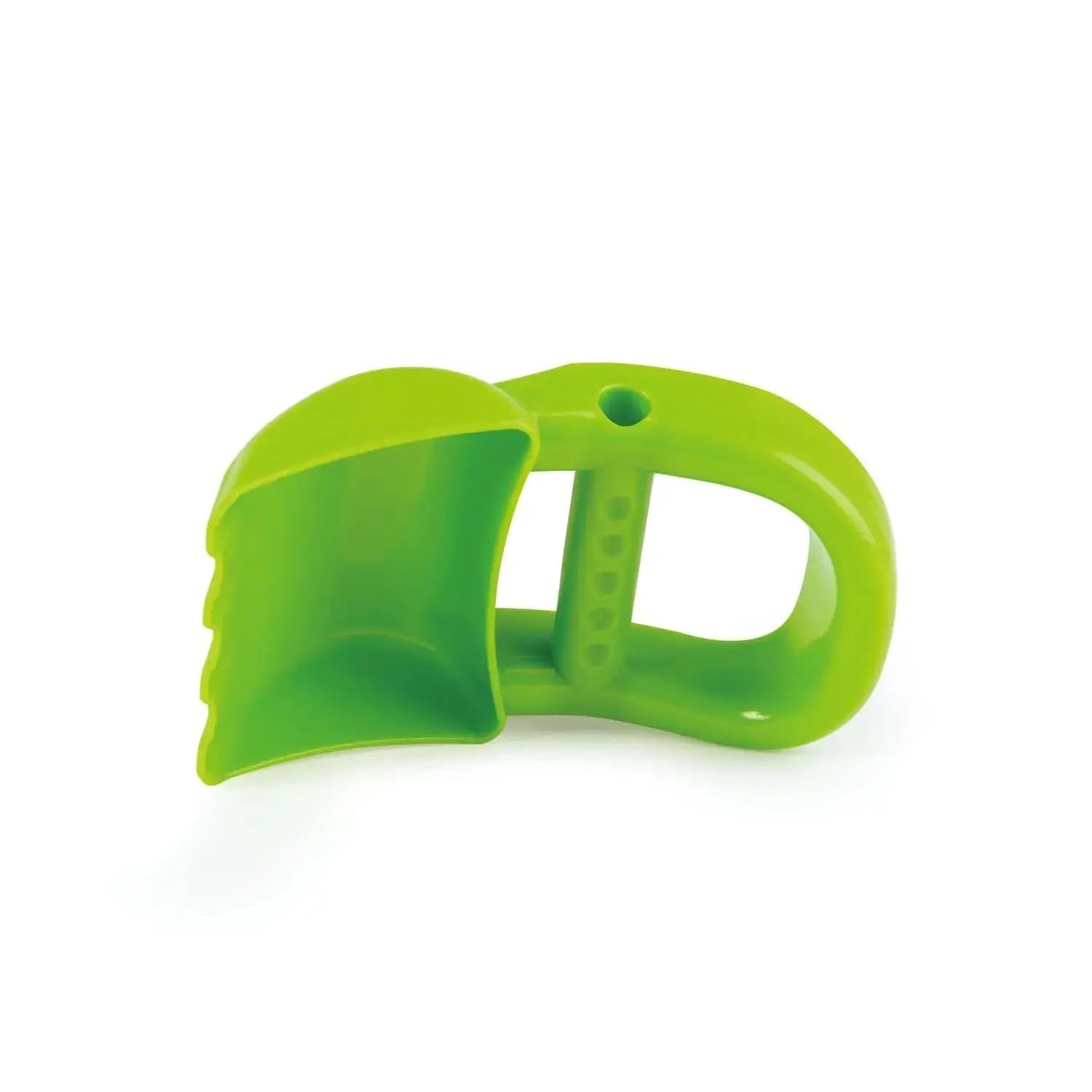 Hape Handbagger, Grün - Robuster Bagger für Strand, Sandkasten und Garten, Kreatives Outdoor Buddelspielzeug für Kleinkinder, Sandspielzeug für Kinder ab 18 Monaten