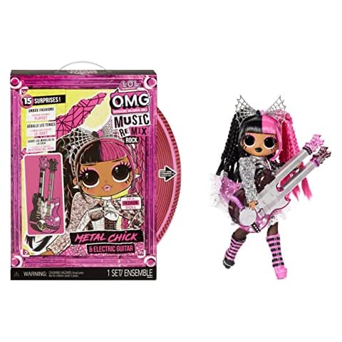 Muñeca L.O.L. Surprise! OMG Remix Rock Metal Chick Cover