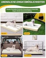 Orthopädisches Hundebett Grosse Hunde, Wasserdicht Kunstleder Hundekissen – Ansicht 6