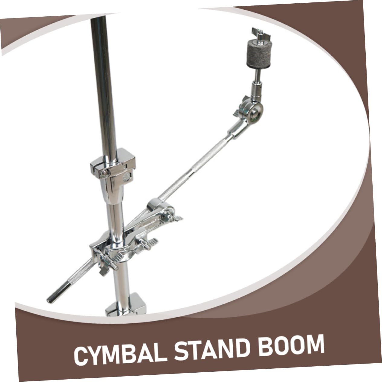 Toyvian Regulowane Metalowe Ramię Talerza Stojak Na Talerz Perkusyjny Klips Przedłużający Talerz Rytmiczny