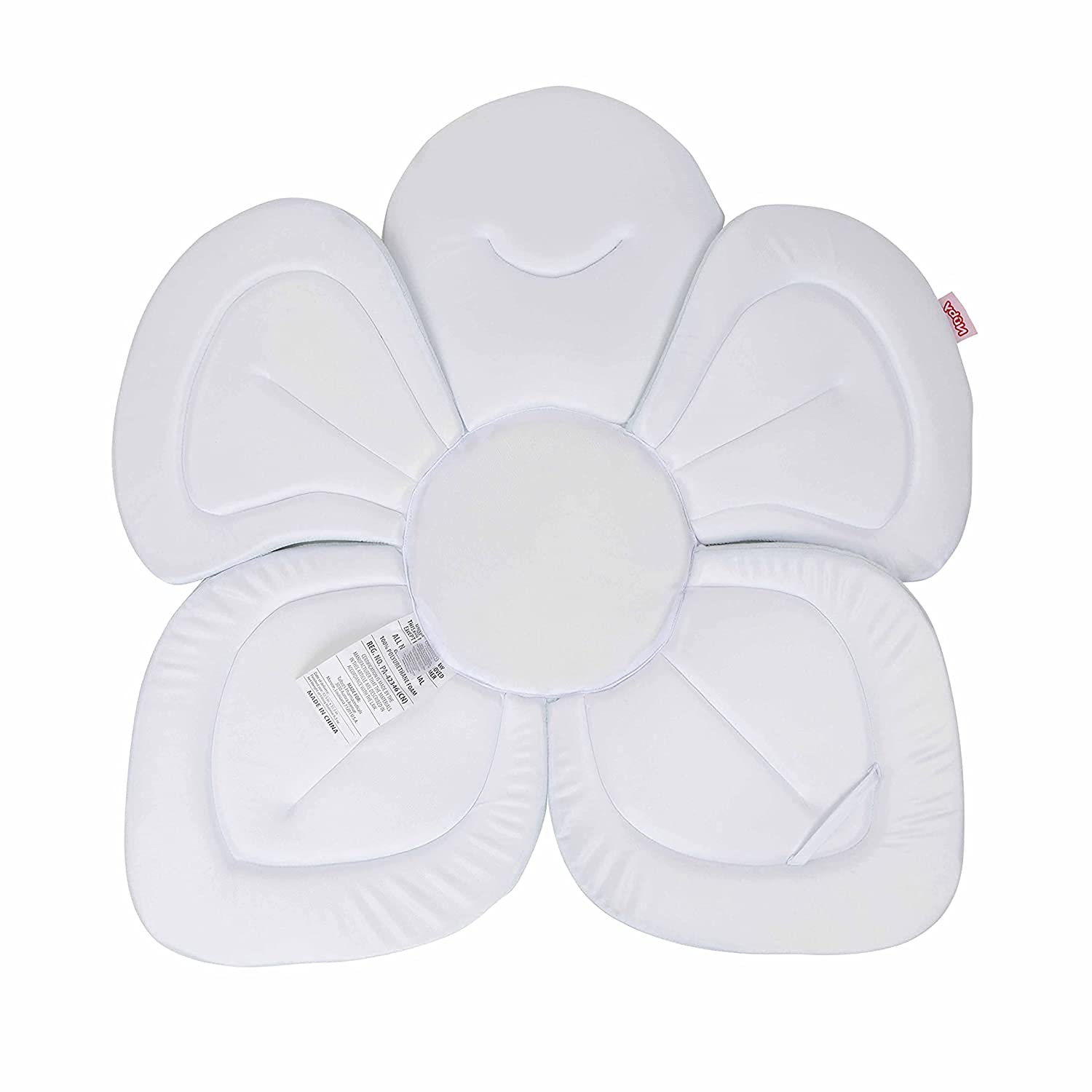 Nuby - Cuscino da bagno a forma di tartaruga per bambini - Morbido cuscino da bagno - Per vasca da bagno o lavandino - Con imbottitura pieghevole - Blu - 0-6 mesi