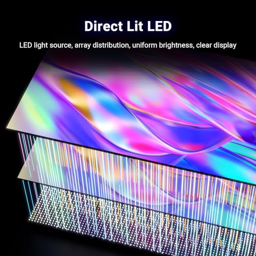 TuTu Smart TV 43 Zoll (108 cm) 4K UHD LED Fernseher Android TV mit WLAN, HDR, Triple Tuner DVB-C/S/S2/T/T2, Bluetooth, Prime Video, Netflix, YouTube, DAZN, Disney+, TUS43UQ1A – Bild 8