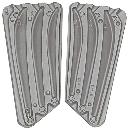 Treble Cara Pirk molde 260-400-450g Pesca de mar bacalao pollack ling conger naufragio