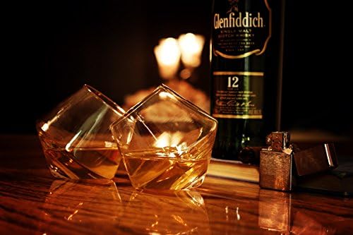 Sempli Cupa-Rocks Tumbler Glasses Set of 2 - Hand Blown Whiskey Glasses for Scotch, Bourbon & Brandy, Lead-Free Crystal, Swirling Aeration, Ultra Clear - 9.25 oz - Image 6