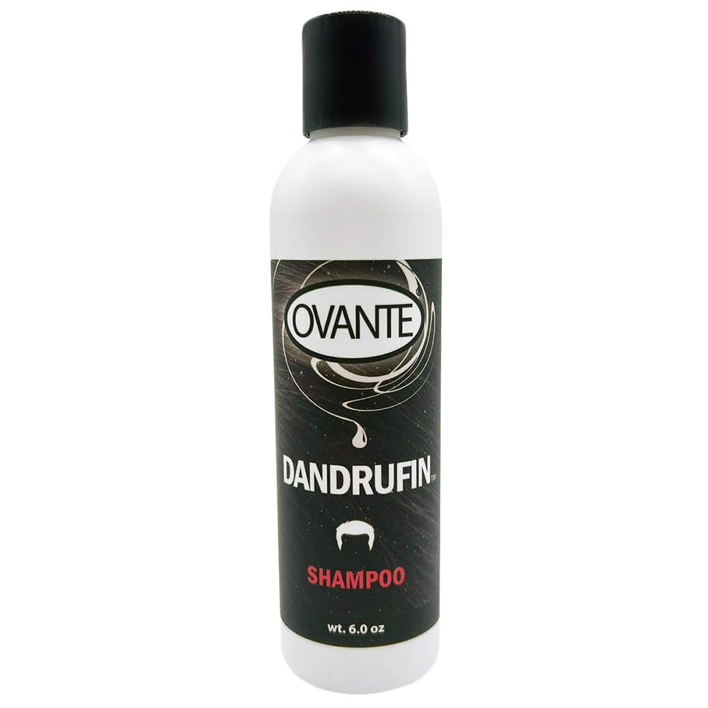 OVANTE Dandruff Treatment Shampoo for Men - Extra Strength Sulfate-free - Dry Hair & Flaky Skin - Deep Moisturizing Dandruff Shampoo with Natural Oils & Vitamins - Made in the USA