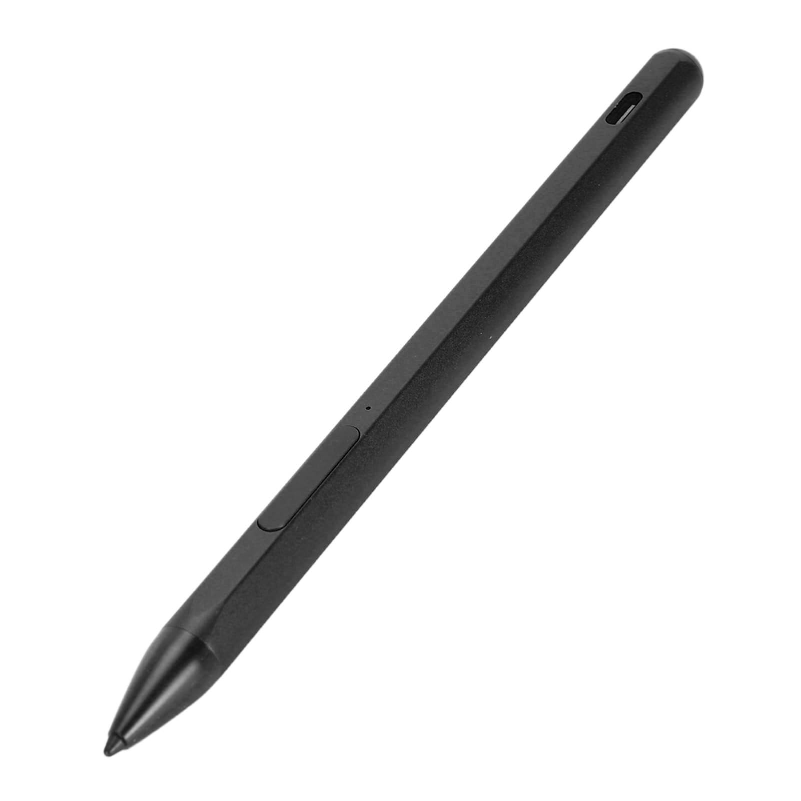 Fabater Penna Stilo, Penna Attiva Inclinabile MPP 2.0 con sensibilità Alla Pressione 4096, Stilo Capacitivo con 3 Punte di Ricambio e Clip per Pennino per Dispositivi Touchscreen Tablet (BLACK)