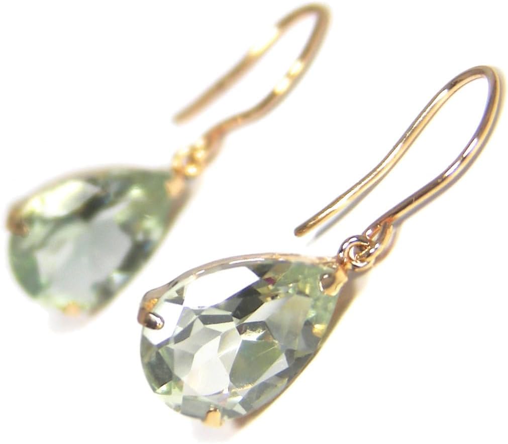 本べっ甲 琥珀付 イヤリング 琥珀が光る (のし等ギフト対応無料